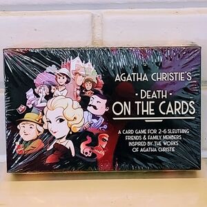 AGATHA CHRISTIE'S DEATH ON THE CARDS (A CARD GAME FOR  2 - 6  SLEUTHING FRIENDS)